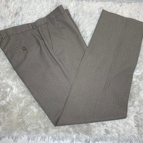 Perry Ellis Suit Pants Dress Pants Sz 36 x 34 Brown - Picture 1 of 7